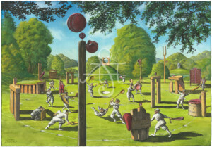 Andreas Steiner "Archaisches Schlagballspiel"